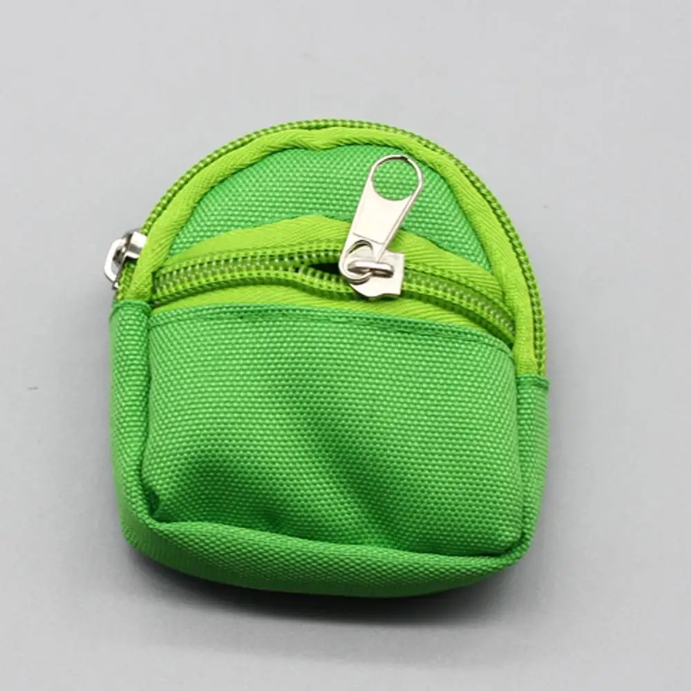Mochila pequeña para muñeca de trapo, Bolsa Escolar con doble cremallera, monedero, bolsa para Labubu BJD MD (solo mochila)
