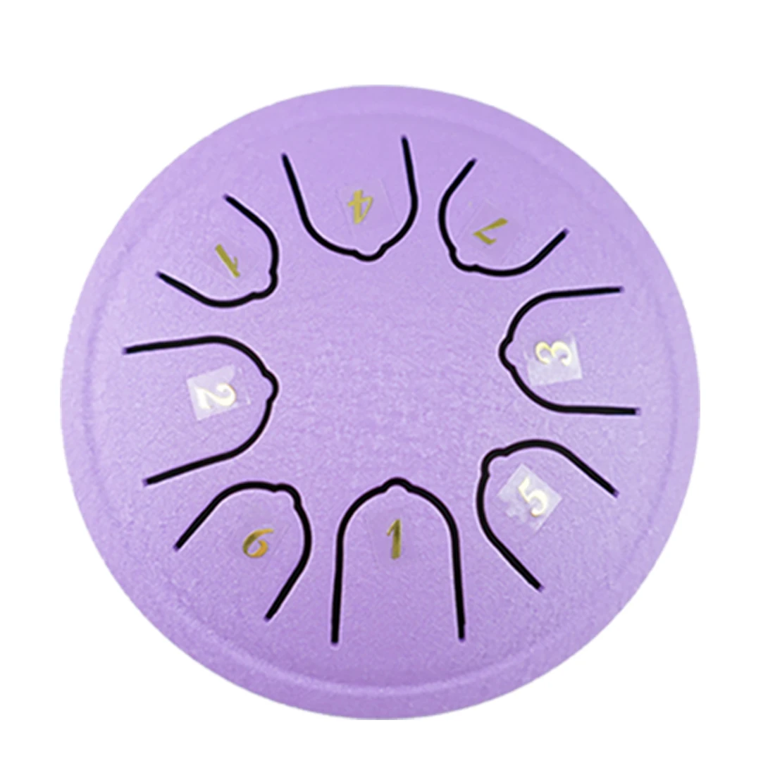 4.5 Inches Steel Tongue Drum 8-tone Children Music Toys Ethereal Drum Beginners Zen Musical Instruments Percussion Birthday Gift 6