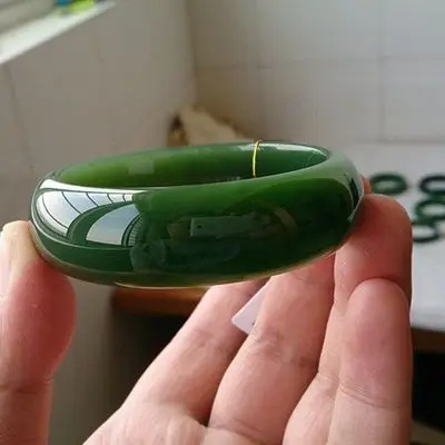 

Real Jades Bangles Women Men Genuine Natural Green Jades Stone Bangle Bracelet Fashion Jewelry Accessories Girlfriend Mom Gifts