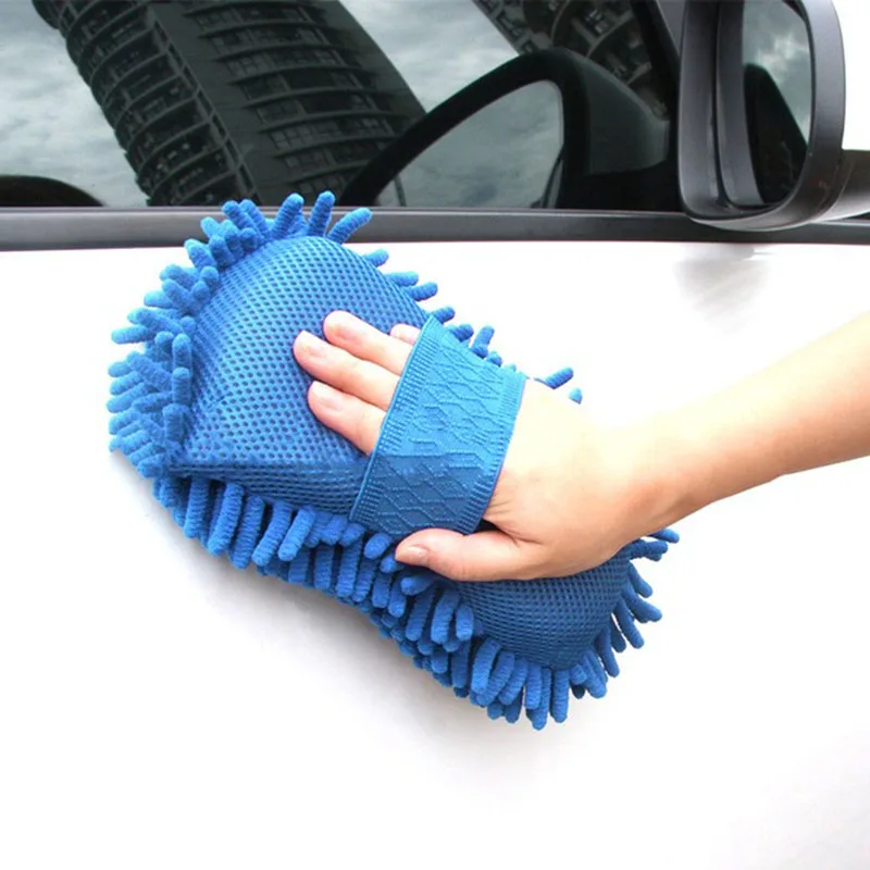 

Liplasting Strong DurableMicrofiber Esponja Car Window Cleaning Chenille Washer Sponge