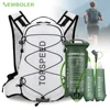 NEWBOLER Outdoor Sport Backpack with Water Bottles Hydration Breathable Backpack Hiking Running Bag Women Men Sports Bag