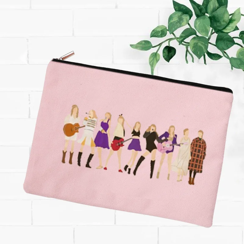 swiftie version Cosmetic Bag ts merch Makeup Case the ears tour Travel Toiletries Organizer Storage Make Up Pouch Pencil Bag 3