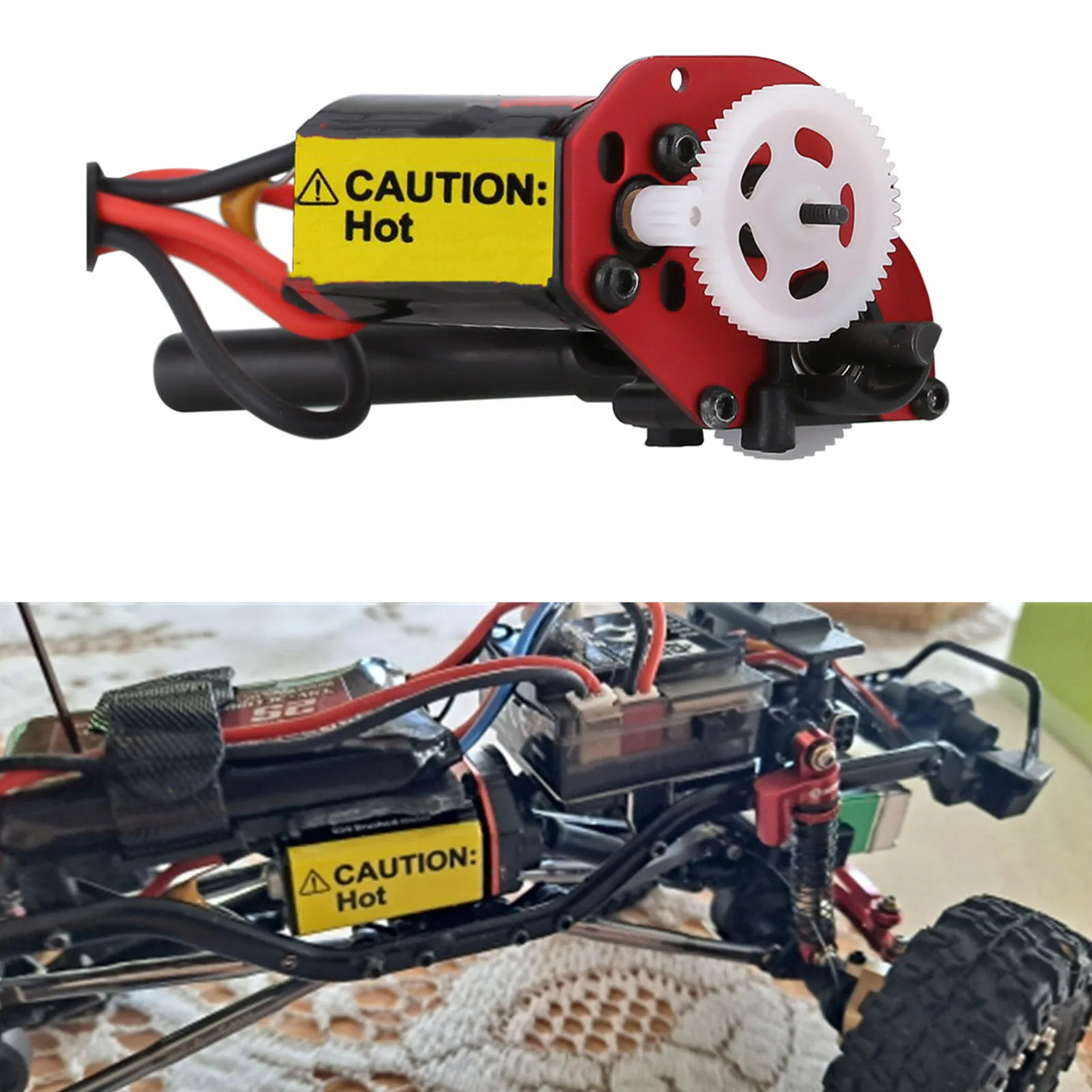 

Climbing Car Motor 050 66T Motor with Mount Motor for Axials SCX24 AXI90081 AXI00002 AXI00001 AXI00004 Gladiator Upgrade Parts