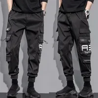 Autumn Winter Men Trendy Workwear Pants Loose Style Multi-pocket Design Casual Pants Youth Sizes S-xl
