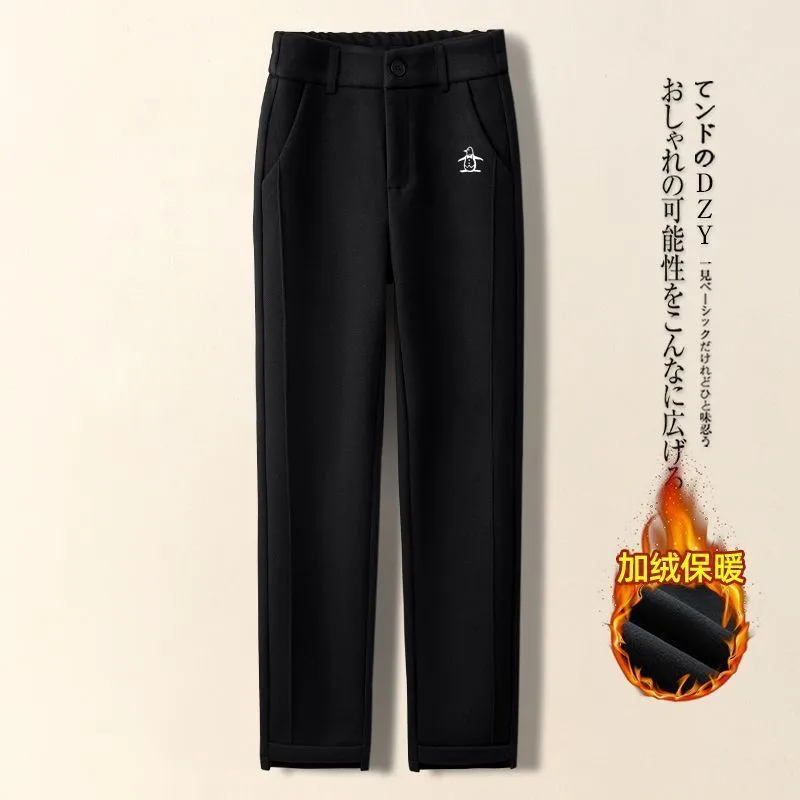 골프바지 Korean New Suit Pants Women's Golf Wear Winter Luxury Brand Golf Pants FashionStraight Casual Women Clothes