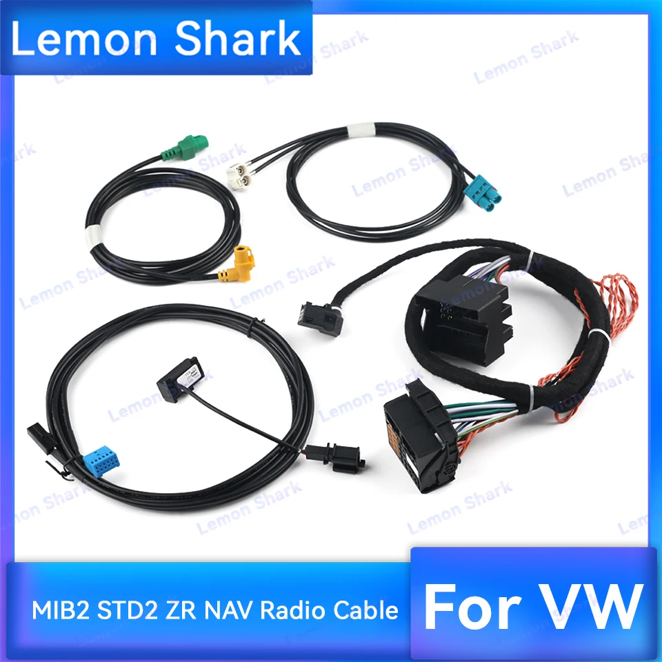 Mib2 Std2 Zr Nav Scopri Pro Aggiornamento Radio Installa Cavo Adattatore Cablaggio Per Vw Golf 7 Mk7 Passat B8 Tiguan Mqb Car