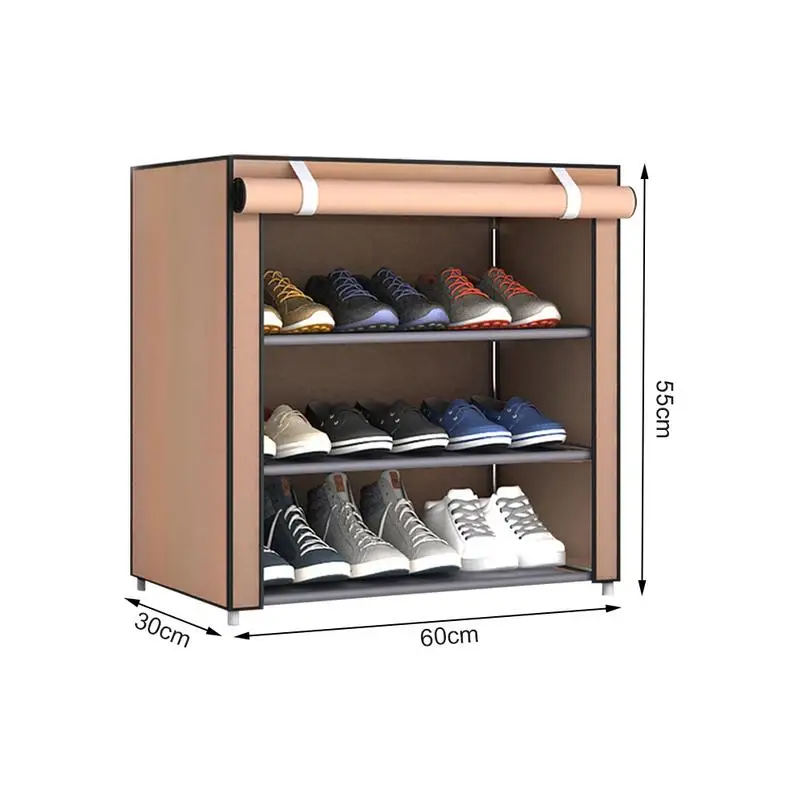 Huolewa Large Shoe Rack Organizer Storage, 4 Row 9 Tier for Bedroom Closet  Entryway, Free Standing Tall Metal Shelf Stand - AliExpress