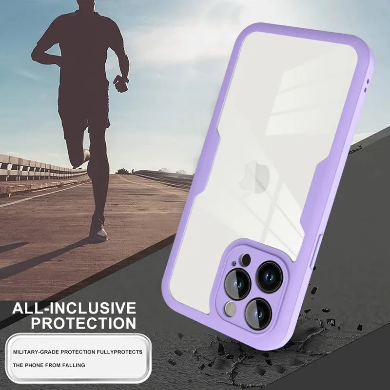 Premium 360° Full Protection Double-Sided Soft Phone Case