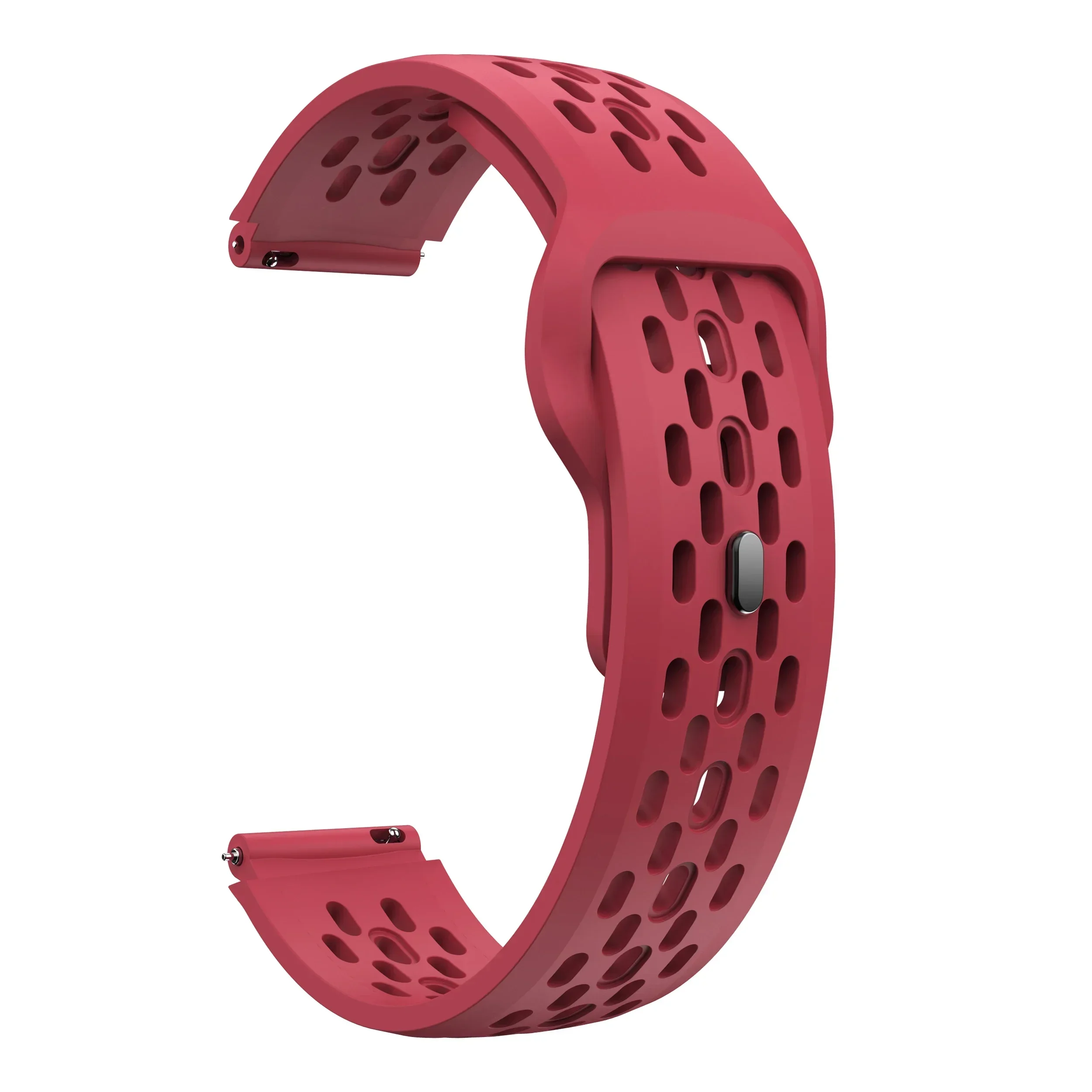 Silicone Replacement Wristband with 22mm Reverse Buckle Strap