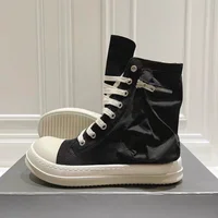 Marque hommes chaussures décontracté toile poche portefeuille appartements haut cheville femmes chaussures Vintage rétro luxe Designers Skateboard baskets 1