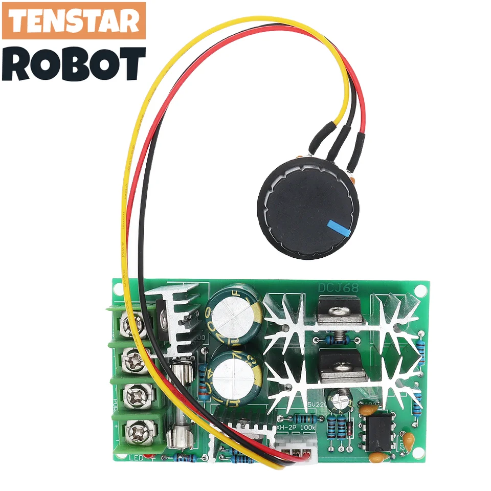 Fyearfly Borstel Motor Snelheidsregelaar, DC12-60V 20A DC Borstel Motor Snelheidsregelaar Vooruit/Achteruit Elektrische Motor Snelheidsregelaar Fyearfly Borstel Motor Snelheidsregelaar, DC12-60V 20A DC Borstel Motor Snelheidsregelaar Vooruit/Achteruit Elektrische Motor Snelheidsregelaar