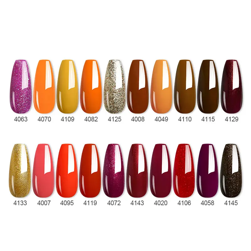 Parkson 10/20PCS Nail Gel Polish 8ml Pure Color Varnish Soak Off Nail Gel Kit UV LED Vernis Semi Permanent Lakiery For Maincure 6