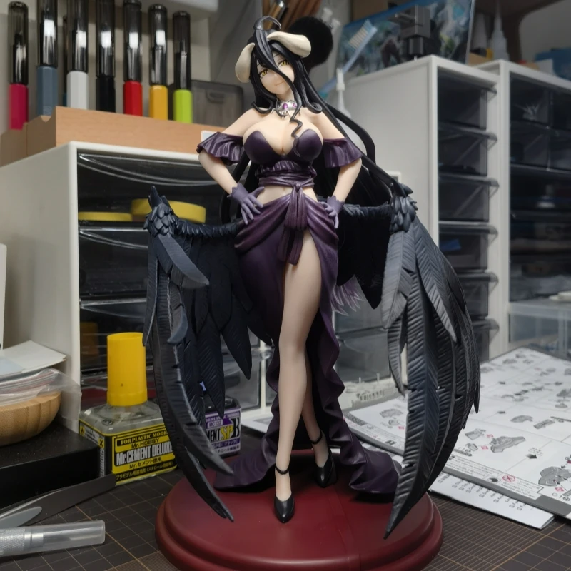 

Overlord Figure Albedo Black Dress Figures 100% Original Taito Anime Amp Action Pvc Model Collection Toys Christmas Gift