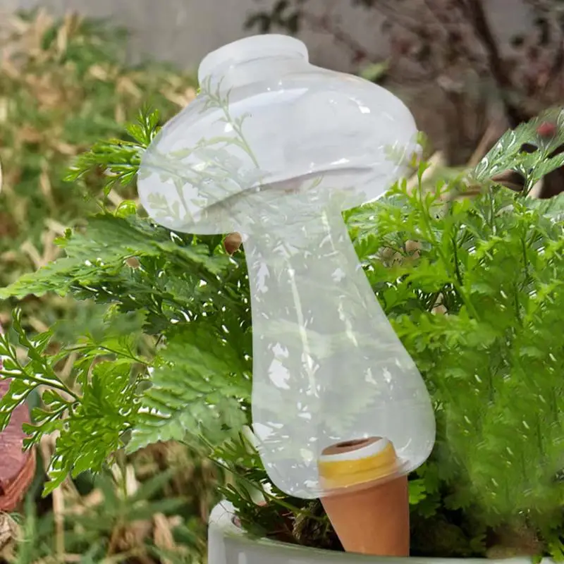 

Automatic Plant Watering Bulbs Mushroom Shape Self Watering Globes Outdoor Garden Plant Water Device Drip Irrigation System