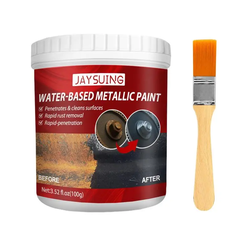 Rust Paint UV Resistant Rust Remover For Metal Automobile Water-Based With Brush Anti-Rust