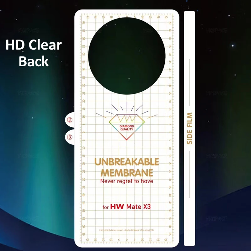 Clear HD Soft Frosted Screen Protector - Inner & Outer Full Coverage Hydrogel Film