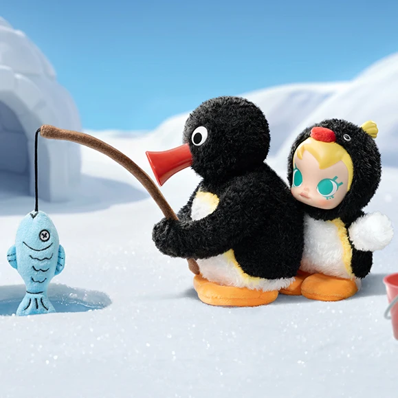 thumbnail image 1 of POPMART Baby Molly PINGU Happy Fishing Series Vinyl pendant Blind Box Guess Bag Mystery Box Toys Doll Anime Figure Ornaments, 1 of 5