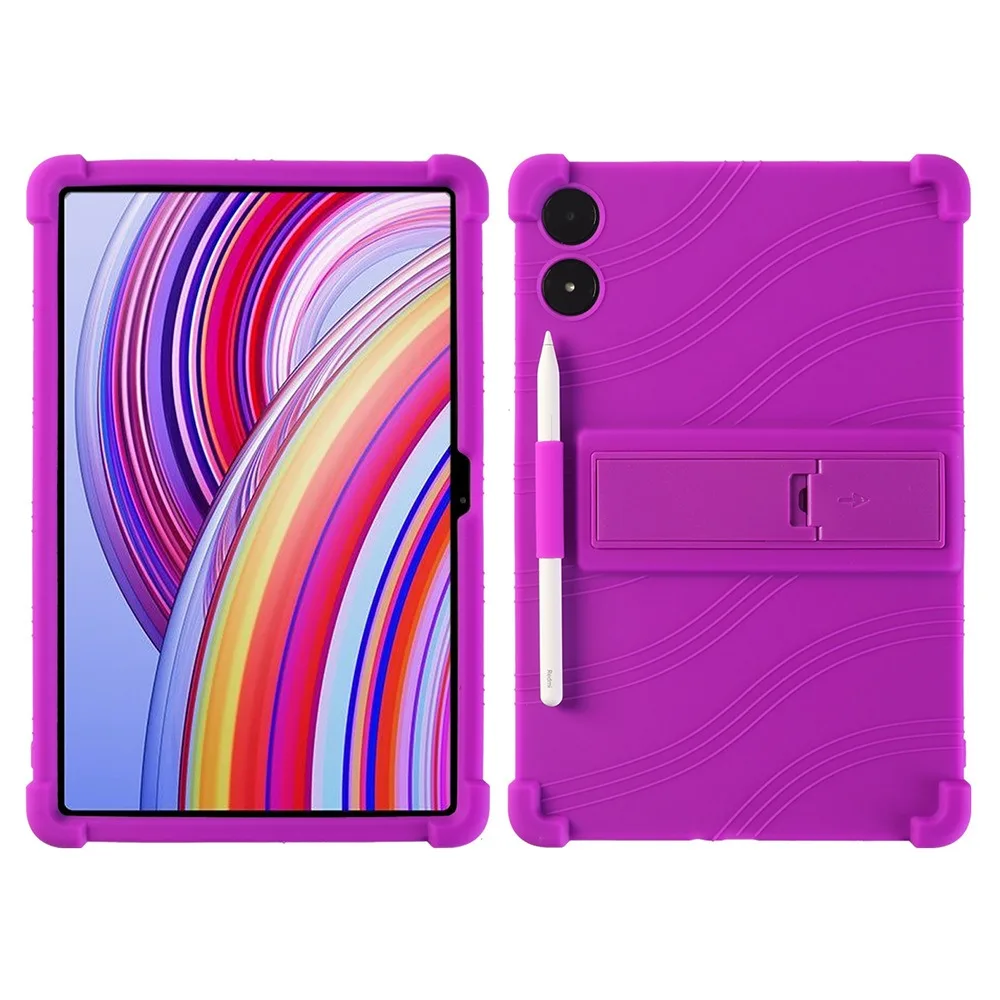 Soft Silicone Shockproof Tablet Case with Bracket