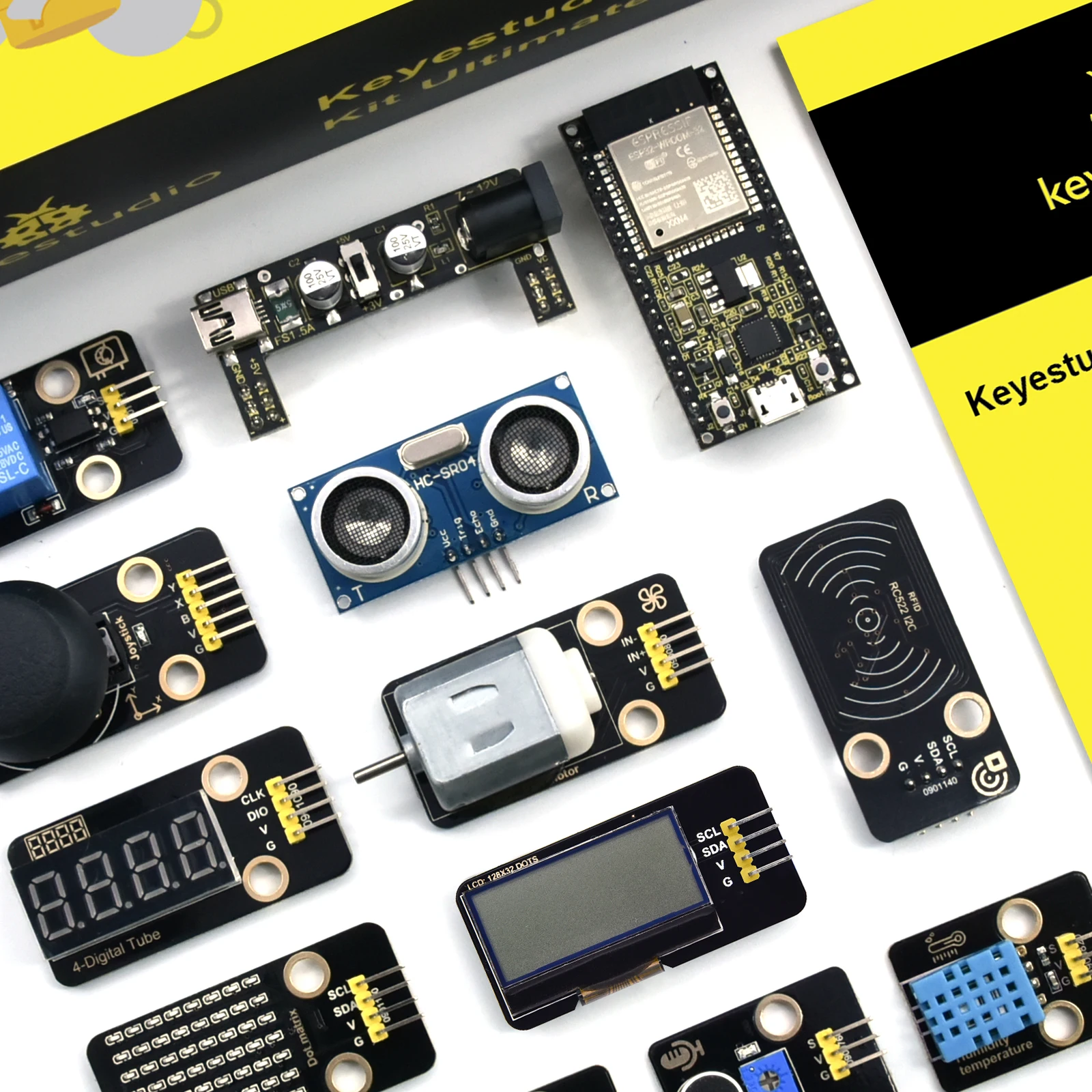 Keyestudio Ultimate  ESP32 Learning Starter Kit+117 Project Tutorials For Arduino ESP32 Compatible  Windows&Raspberry Pi System
