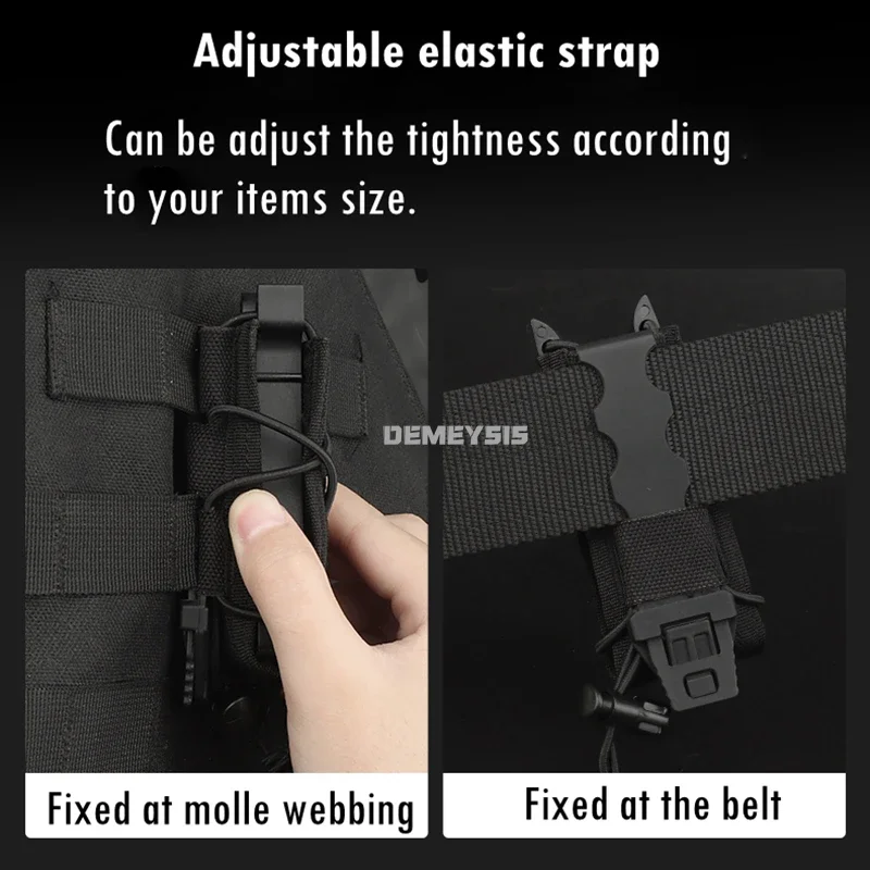 9MM Magazine Pouches Tactical Pistols Single Mag Pouch Carrier Holder Outdoor Shooting Hunting Knife Flashlight Tool Molle Pouch magazine pouch molle pouch