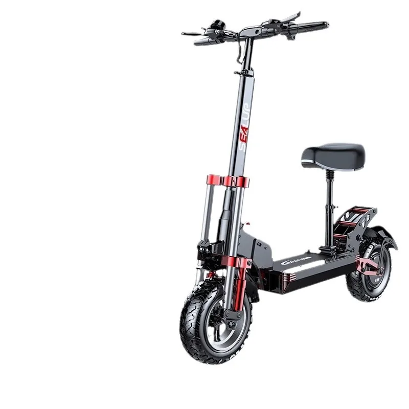 Intelligent Electric Scooter Adult 12-inch Off-road Folding Battery Car Scooter