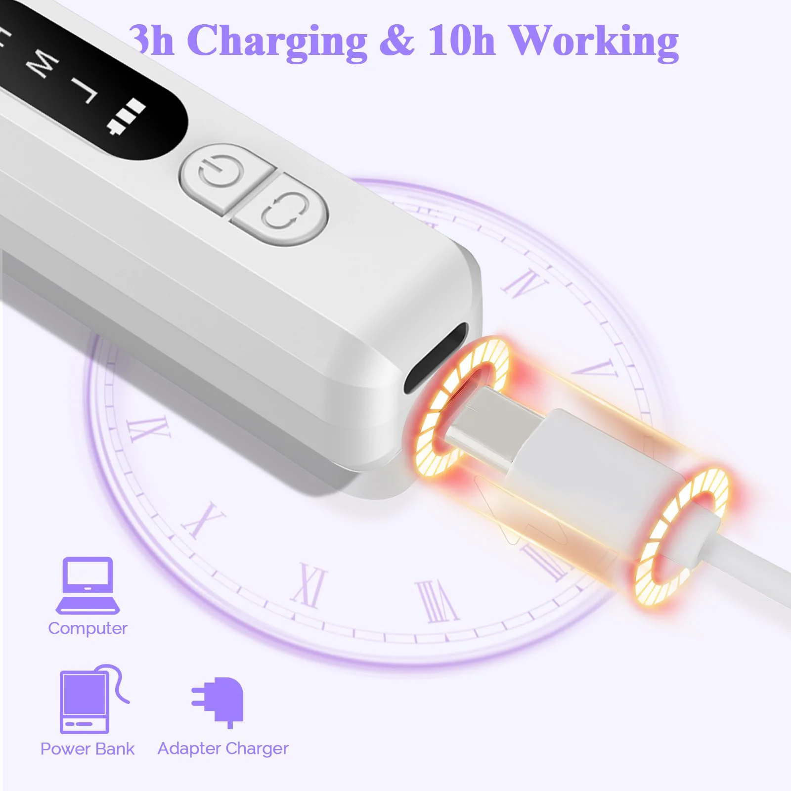 Electric Nail Polisher Drill Bits Professional Nails Grinding Polishing Dead Skin Removal Art Sanding File Pen Manicure Machine 5