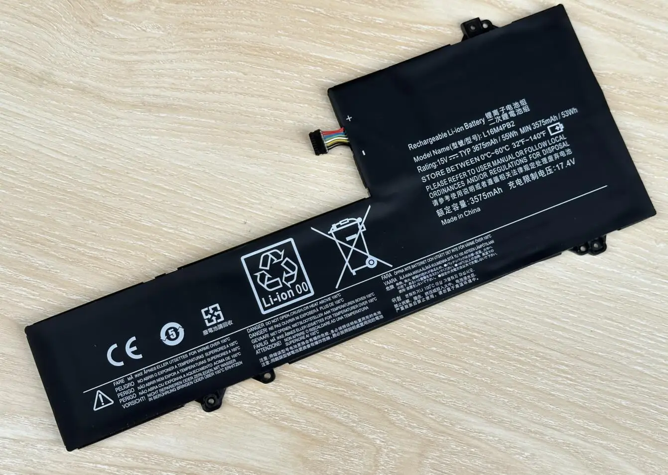 Bateria do Portátil para Lenovo Ideapad L16c4pb2 L16m4pb2 L16l4pb2 Bateria do Portátil 720s14ikb V720-14 K4280 Series 15.2v 55wh - Imagem 6