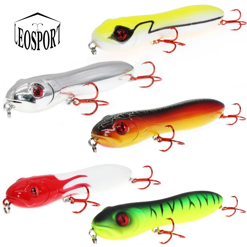 

Искусственная приманка, 1 шт., жесткий пластиковый Поппер, искусственная приманка с трехмерными глазами, приманка 10,5 см/16 г, приманки для свимбейта