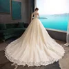 Customized Classic Strapless Bridal Dress Shiny Sequin Tulle Wedding Gowns For Bride Lace Applique Sukienki Na Wesele Damskie 4