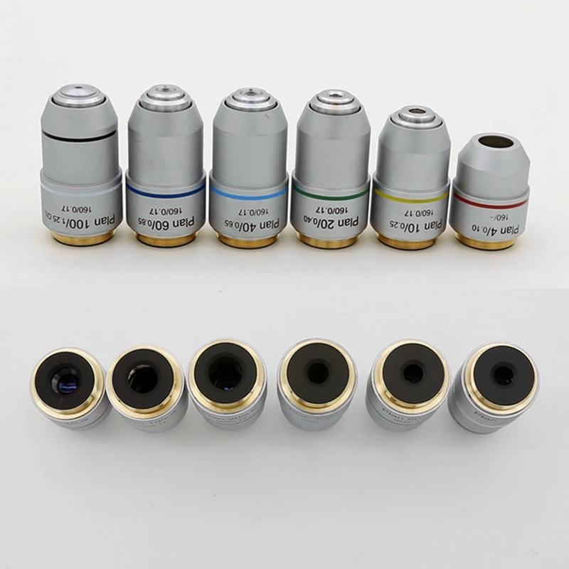 Microscope Objective Lens 4X/10X/20X Achromatic