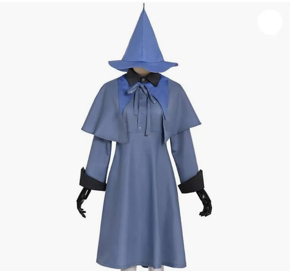 

Anime Cosplay Wandering Witch The Journey of Elaina Costume Cloak Hat Dress Womens Suit Halloween Christmas Outfit