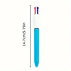 3pcs/set Creative 4 In 1 MultiColor Pen 0.5mm Black Blue Red Green Gel Ink Student Marking Pen Writing Tools School Supplies 2