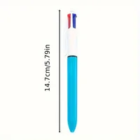 3pcs/set Creative 4 In 1 MultiColor Pen 0.5mm Black Blue Red Green Gel Ink Student Marking Pen Writing Tools School Supplies 2