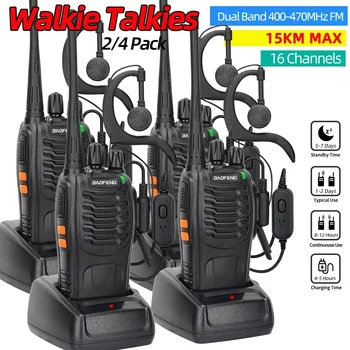 2/4PCS Walkie Talkie 1