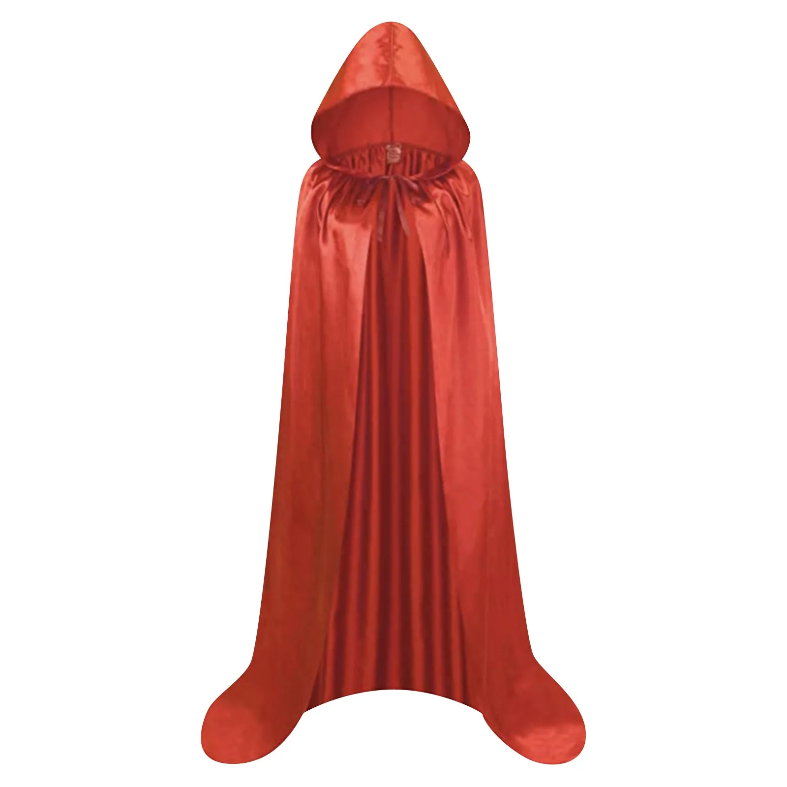 Kapuzenumhang für Erwachsene und Kinder, mittelalterliche Robe, Schnürung, Hexe, Vampir, Cosplay, Kostüme, Halloween-Party, Umhang – Detail 2