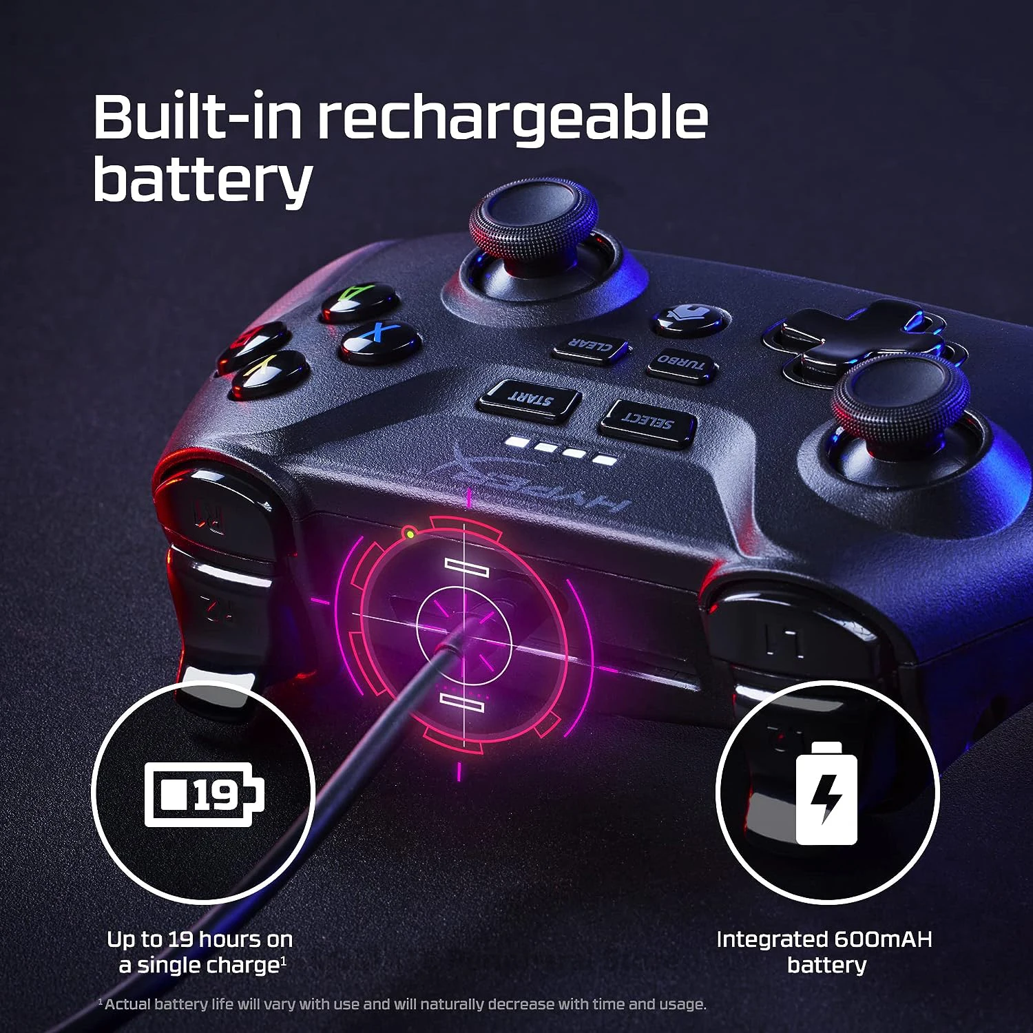 HyperX Ŭġ   Ʈѷ, ȵ̵/PC Ŭ   ӿ,  2.4GHz  ǥ  ̾ƿ