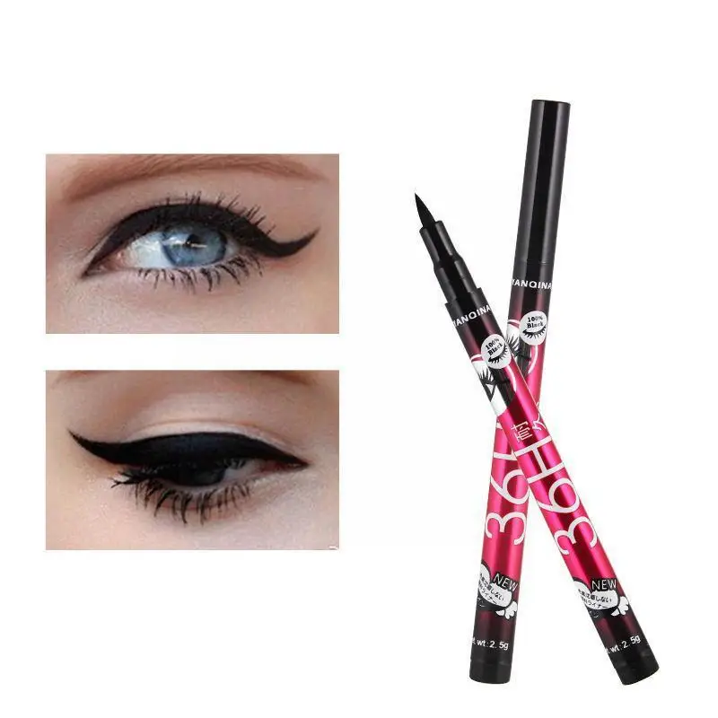 

1pcs New Waterproof Liquid Black Eyeliner Sweat Resistant Cosmetics Pencil Liner Fashion Color Eye Nice Pen O8D4