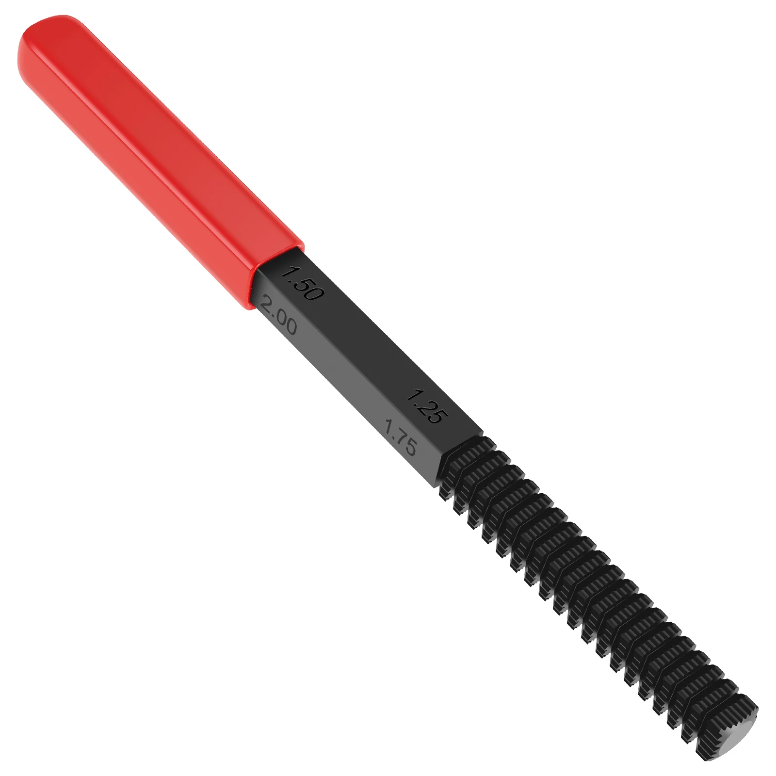 Portable Multipurpose High Hardness Thread Restorer and Repair File for Bolts, Screws, and Pipes