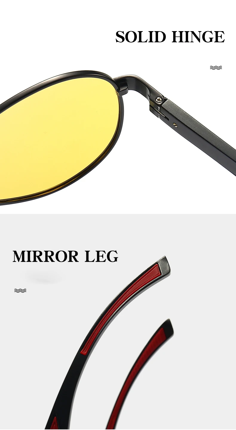LIOUMO Luxus-Sonnenbrille mit gelben Gläsern, Nachtsicht, photochromatisch, für Herren, Chamäleon-Fahrbrille, blendfrei, Gafas de Sol für Herren – Detail 19