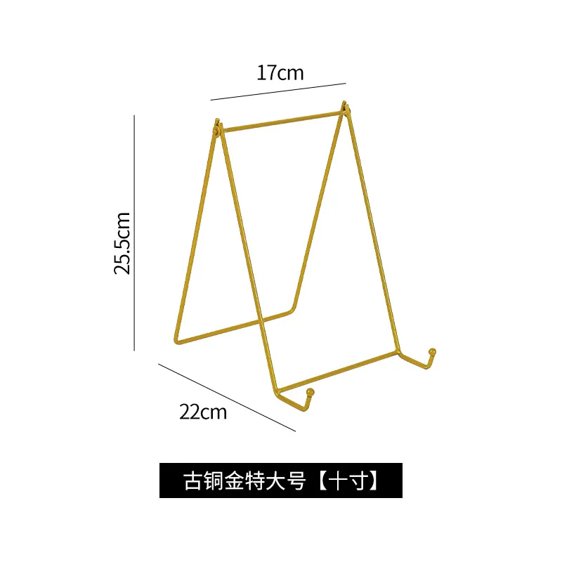 Elegant Metal Easel Stand and Organizer