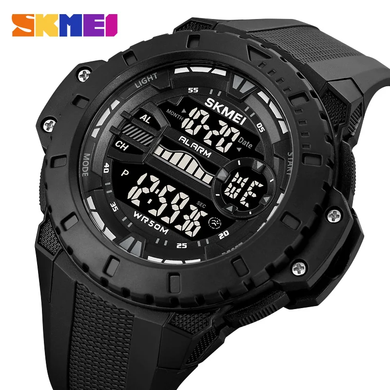 SKMEI1885OutdoorWaterproofSportWatchesMenBackLightMilitary