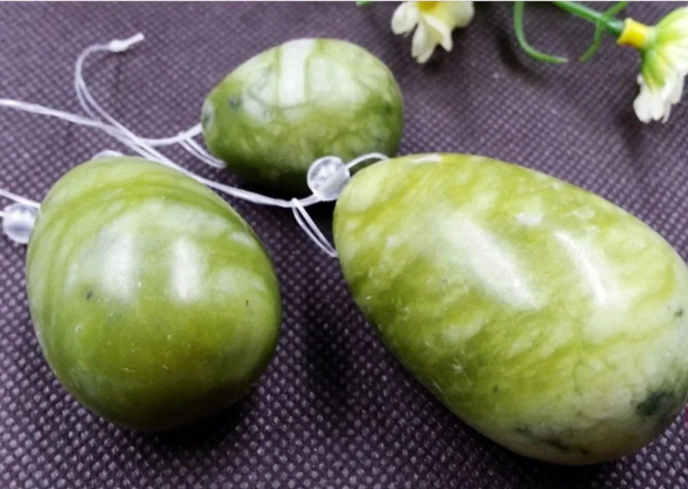 Multifunctional natural jade egg massager Jade massage health care massage eggs stone Jade massage balls