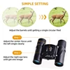 100x22 Mini Portable Hd Binoculars 30000m Long Range Folding Bak4 Fmc Optics For Hunting Sports Outdoor Camping Travel 3