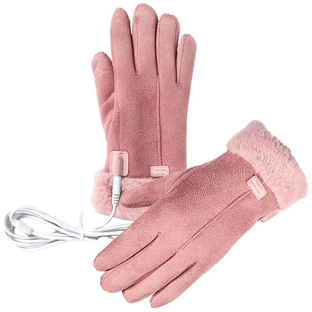 

USB Heated Gloves Heated Gloves Women Men Heating Gloves Thermal Gloves Outdoor Camping Skiing Motorcycle Bicycle Glove