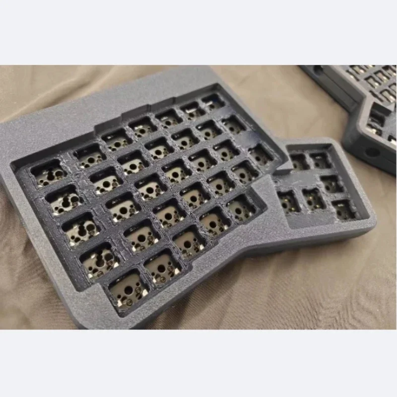 Ergodox 분할 Ergo 키보드 키트, 맞춤형 2.4G 무선 핫 플러그 분할 키보드, 기계식 Ergo 레이아웃 Prog, 램블 VIA/바이알 키