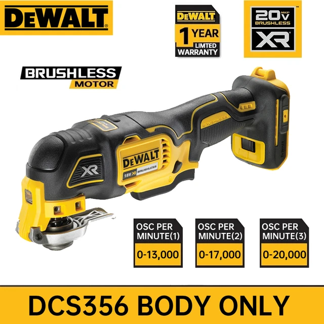 Outil multifonction oscillant sans balais DeWALT Max XR 20 V DCS356B (outil  seul) 