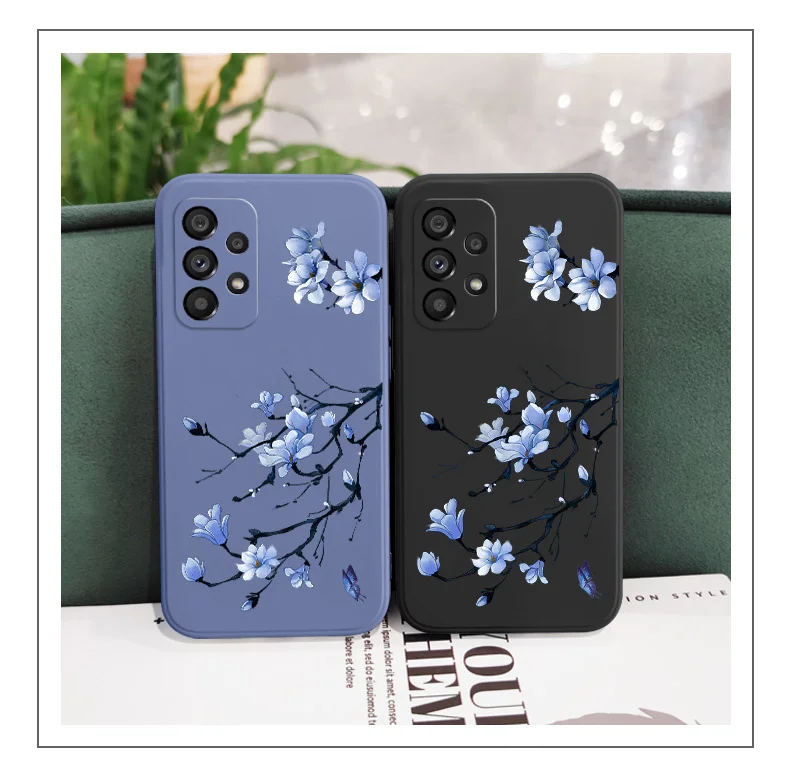 Blooming Orchid Hülle für Samsung Galaxy A73 A53 A33 A23 A13 A03 A72 A52 A52S A32 A22 A12 A02 A02S A71 A51 A31 A21S 4G 5G Abdeckung – Detail 7