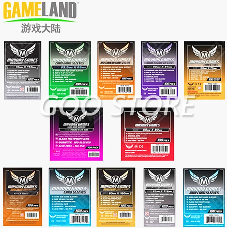 100 Sleeves Board Games MAYDAY Card Game Sleeve Protector protective clear cards sleeves 200 sleeves board game mayday card game sleeve protector protective clear cards sleeves