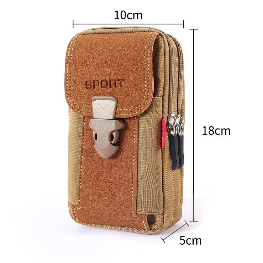 Sport Phone Purse Travel Zip Belt Bum Pouch Running Pouch Travel Camping Bags Outdoor Men Canvas Waist Bag Pocket