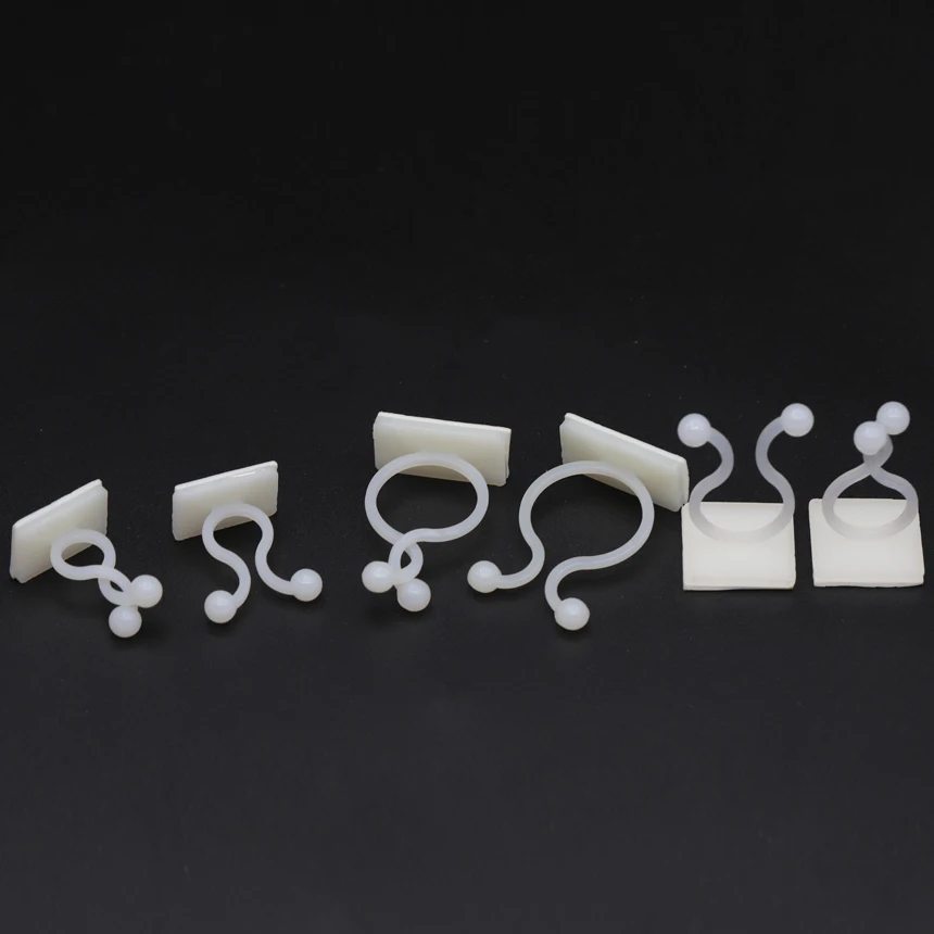 Fascette Fermacavi In Nylon Bianco 1/4" - 20 Pezzi Per Cablaggio E Tubi